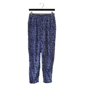 Ellos Ikat Pattern Elastic Waist Pants with‎ Pockets